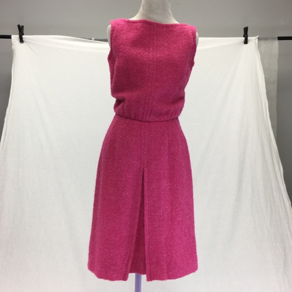 pink 60s dress
